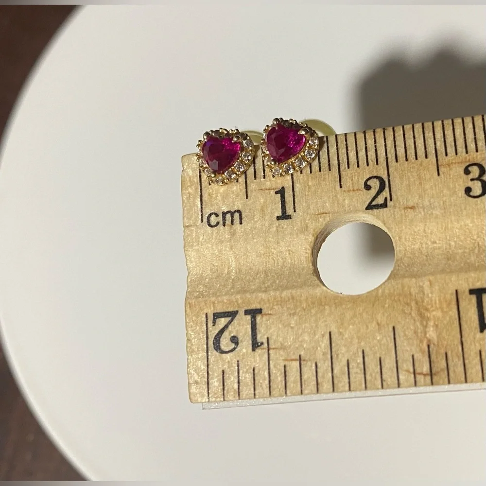 💕14K Yellow gold & CZ children’s studs with screw backs • KAY Jewelers